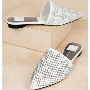 Dolce Vita Shoes Dolce Vita Elvah White Studded Pointed Toe